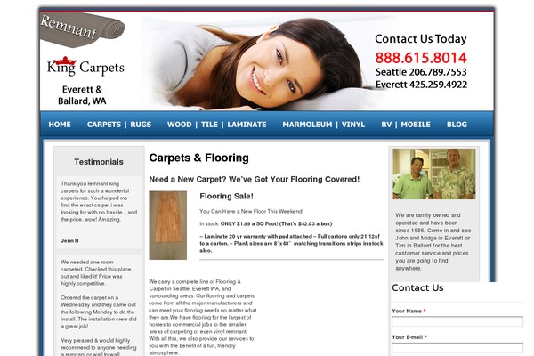 remnantkingcarpet.com site used Carpets