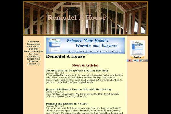 remodel-a-house.com site used Kitchen-additions