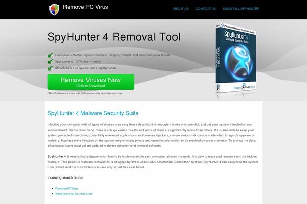 remove-pc-virus.com site used Threatshelpcenter