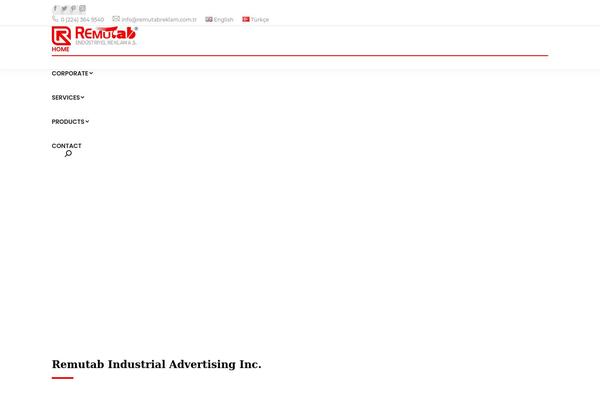 The7 theme site design template sample