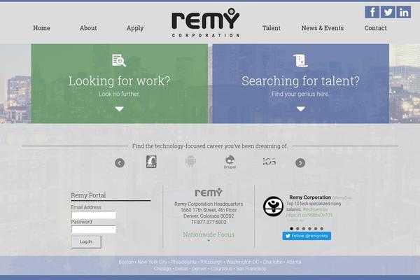remycorp.com site used Remy-corporation