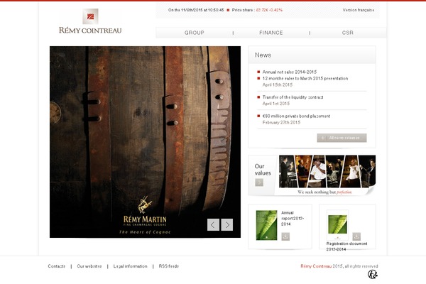 remyusa.com site used Remy-cointreau