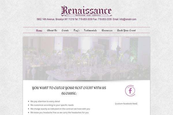 WordPress website example screenshot