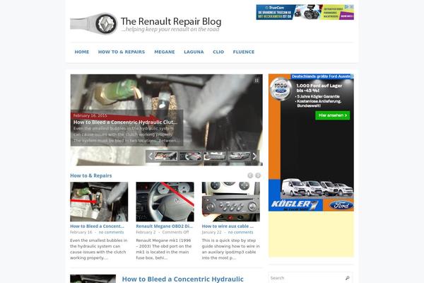 renault-repairs.com site used Max Magazine