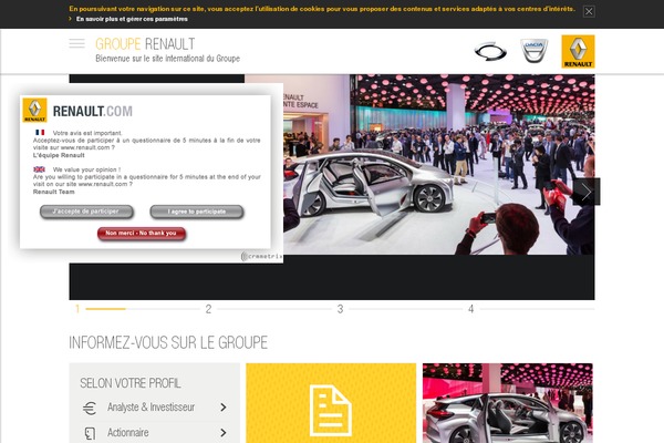 renault.com site used Renault