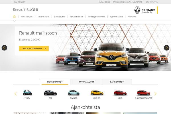 renault.fi site used Renault-theme