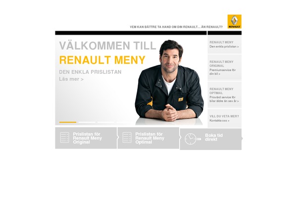 renaultmeny.se site used Renault