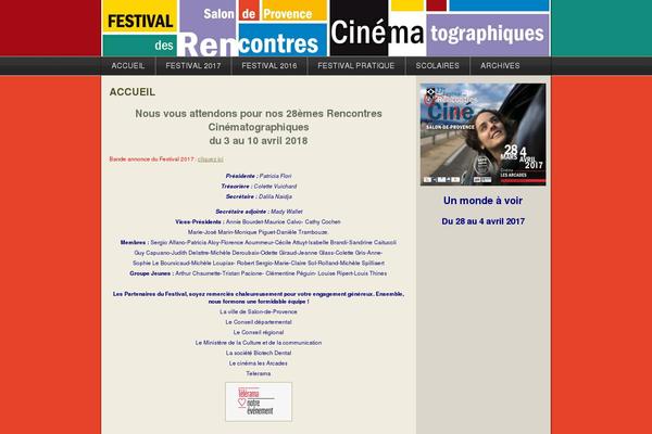 rencontres-cinesalon.org site used Rencontres