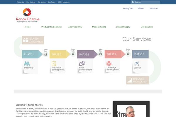 Virtue theme site design template sample