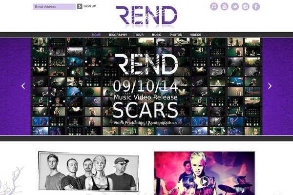 rend-music.com site used Rend