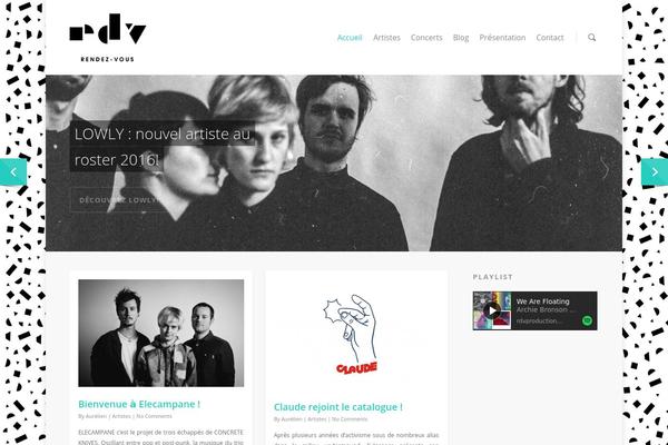 Salient theme site design template sample