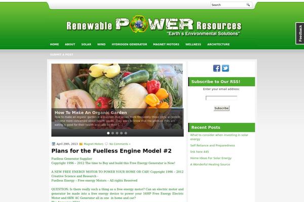 renewablepowerresources.com site used Stylishgreen