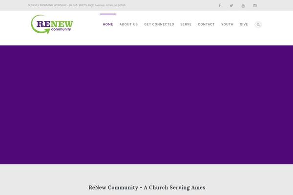 Church-suite theme site design template sample