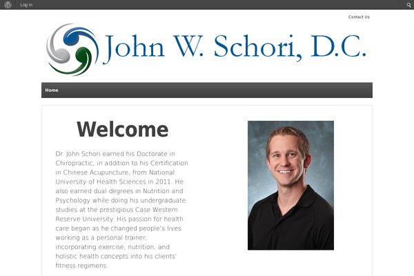 WordPress website example screenshot