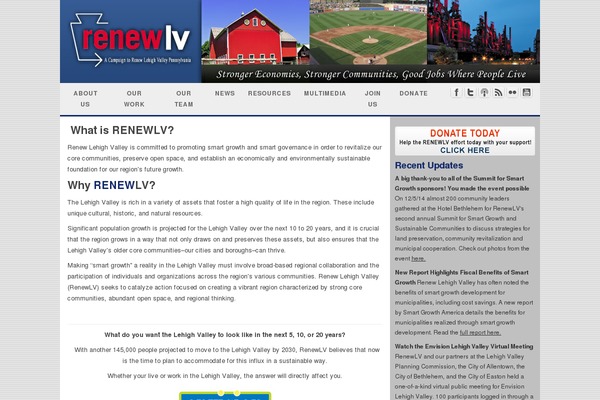 renewlv.org site used Sentio