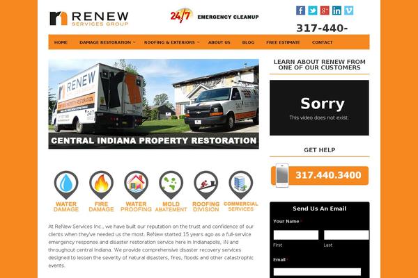 renewservices.com site used Theme-renew