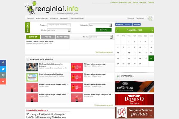 renginiai.info site used Renginiai