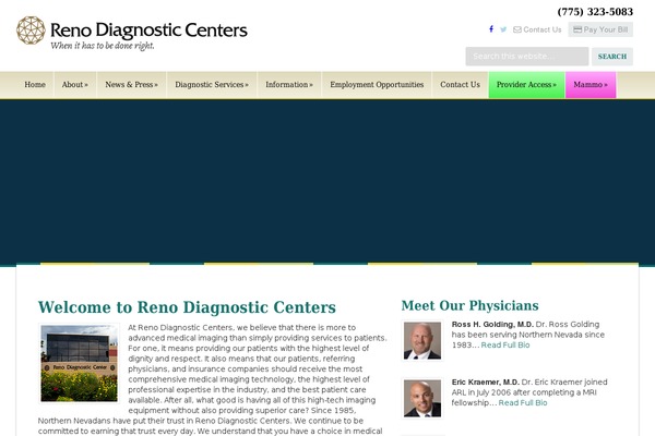renodiagnosticcenters.com site used Renodiagnosticimaging