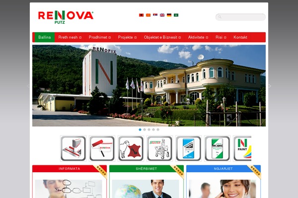 Renova theme site design template sample