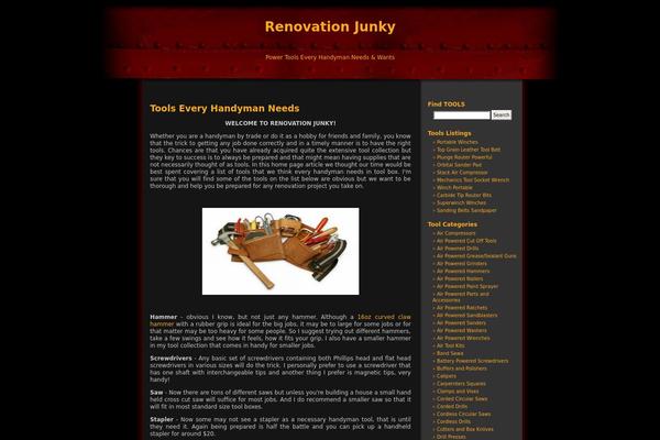 renovationjunky.com site used Halloween