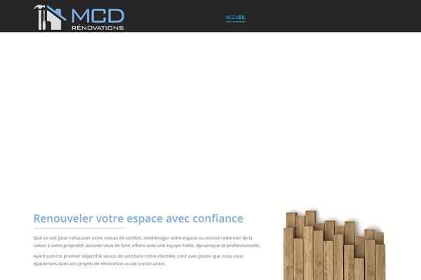 The7 theme site design template sample