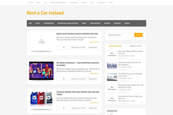 rent-a-car-iceland.com site used Bloggie