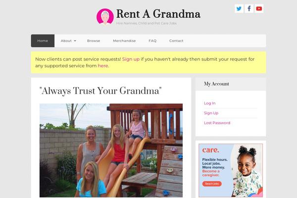 GeneratePress theme site design template sample