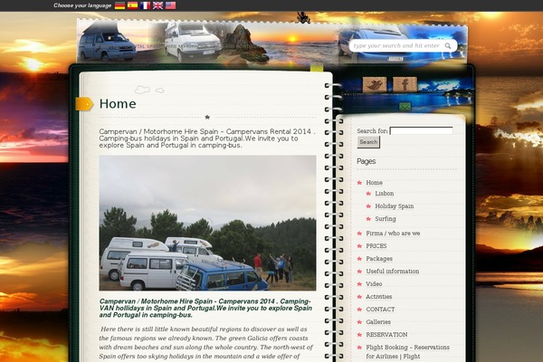 rental-campervan-spain.co.uk site used Ingles