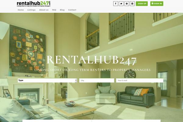 rentalhub247.com site used Real-estater