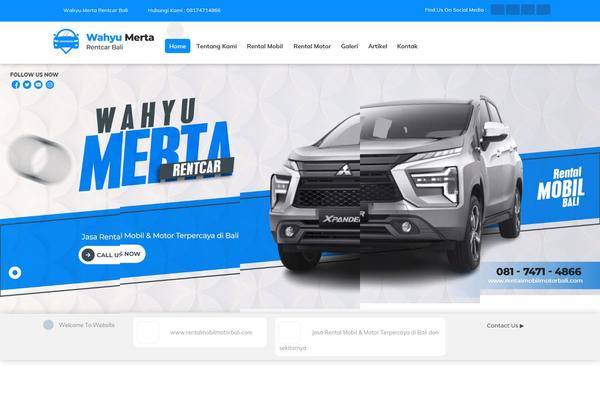 WordPress website example screenshot