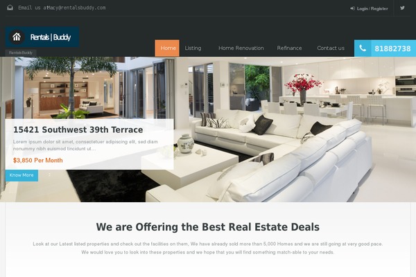 Realhomes Theme theme site design template sample