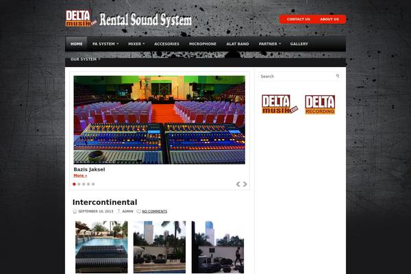 Musicstar theme site design template sample