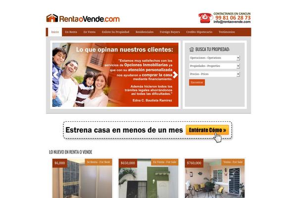 rentaovende.com site used Agentpress Two