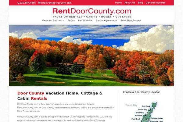 rentdoorcounty.com site used Estate