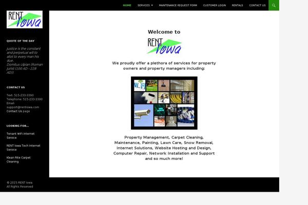 Twenty-fourteen-child theme site design template sample