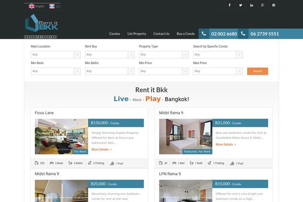 Realhomes Theme theme site design template sample