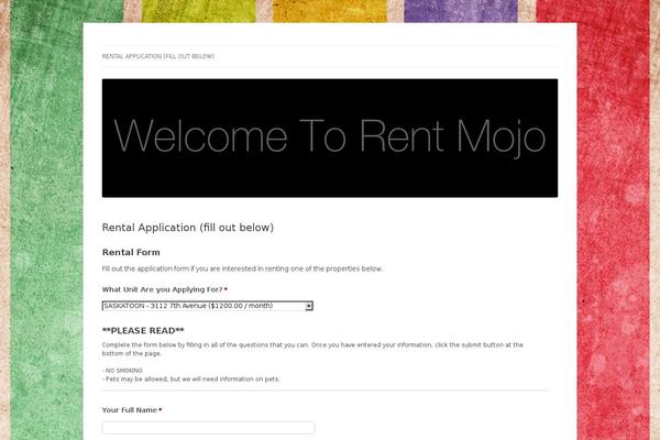 Twenty Twelve theme site design template sample