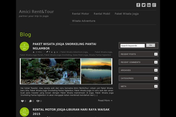 WordPress website example screenshot