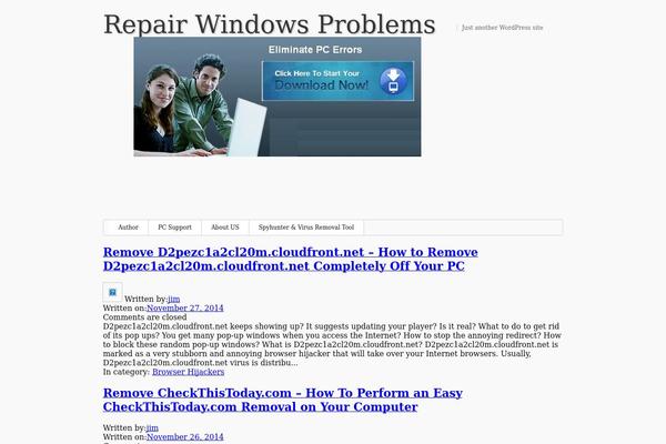repair-errors.com site used Simplenotes