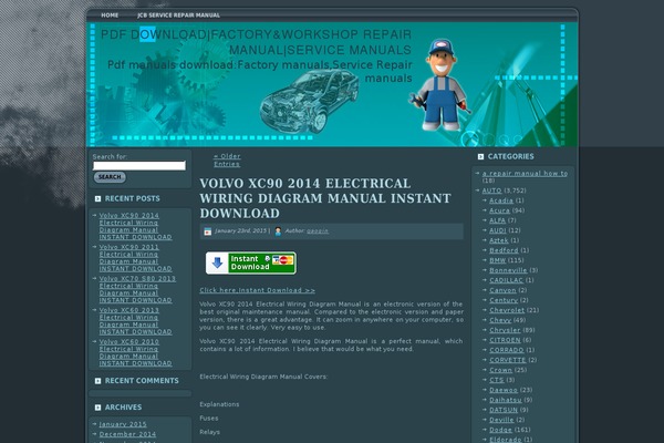 WordPress website example screenshot