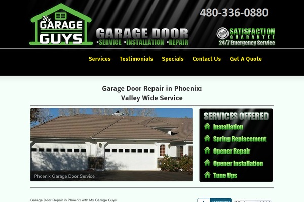 WordPress website example screenshot