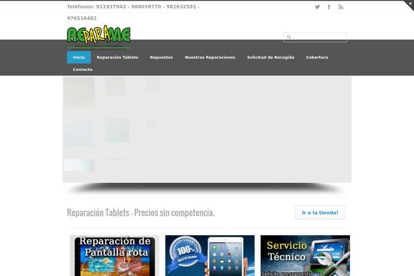 WordPress website example screenshot