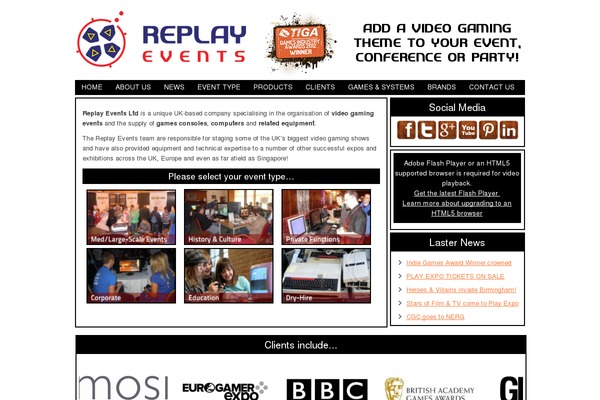 replayevents.com site used Replayevents30