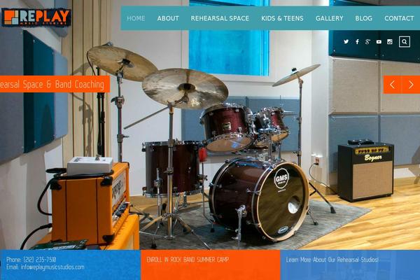 Muse theme site design template sample