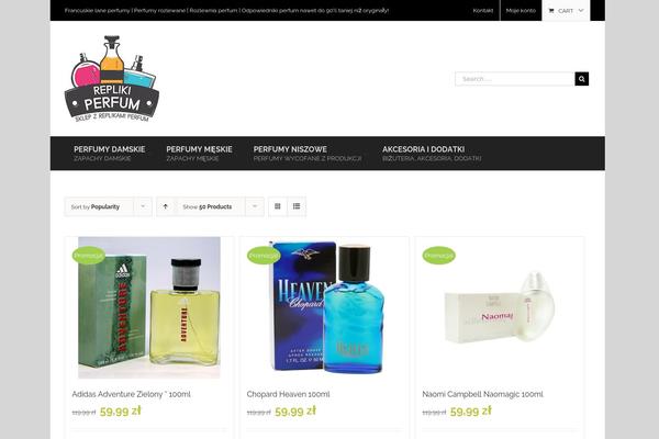WordPress website example screenshot