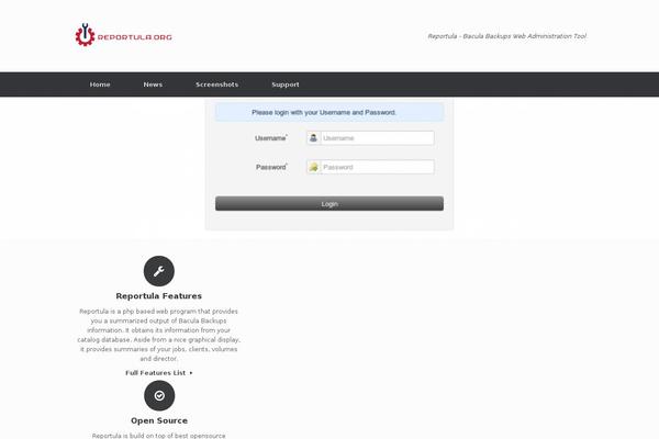 Vantage theme site design template sample