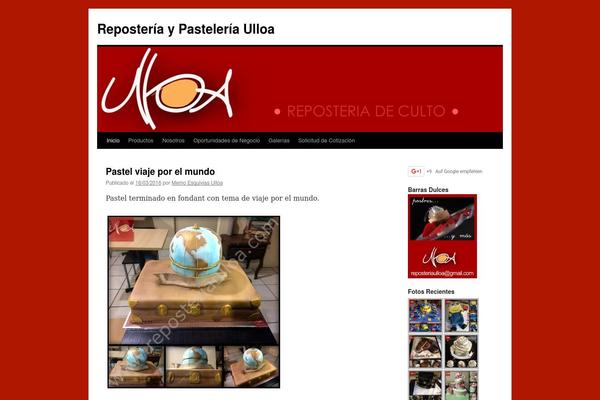 WordPress website example screenshot