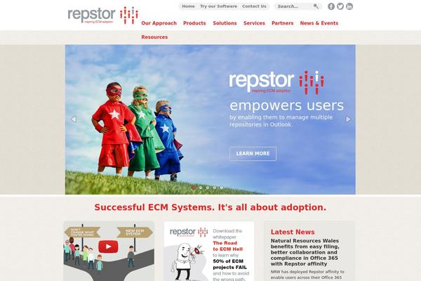 repstor.com site used Repstor