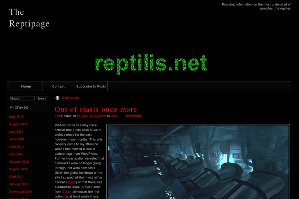 reptilis.net site used Raindrops-child