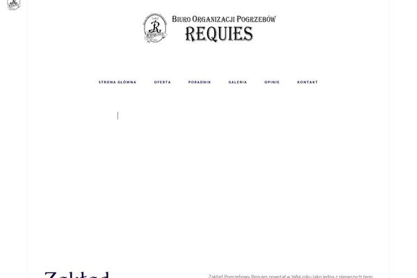 requies.pl site used Requies-child